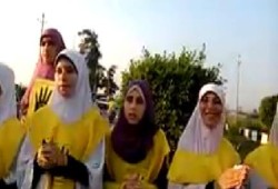بالفيديو مشاركة فعالة لبنات اولتراس عفاريت ضد الانقلاب