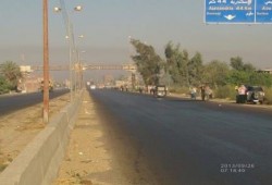 البحيرة ... سلسلة بشرية ضخمة على الطريق الزراعي بأبوحمص رفضاً للإنقلاب العسكري