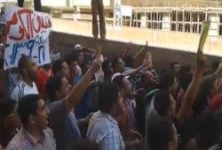 بالفيديو .. شباب ضد الانقلاب يهز شبين الكوم بمظاهرة حاشدة