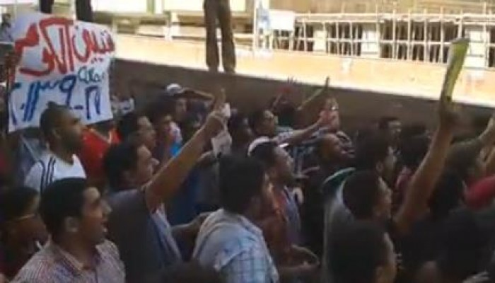 بالفيديو .. شباب ضد الانقلاب يهز شبين الكوم بمظاهرة حاشدة