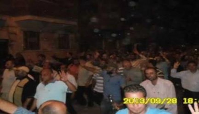 بالصور مسيرات ليلية تجوب شوارع الإسماعيلية مطالبة بإسقاط الانقلاب