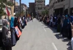 بالفيديو انتفاضة جامعة الفيوم للاسبوع الثاني علي التوالي رفضاً لحكم العسكر