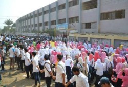 مئات الطلاب يخرجون في مسيرة حاشدة بناهيا  ضد الانقلاب
