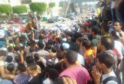 تظاهرات حاشدة أمام مشيخة الأزهر رفضا للانقلاب