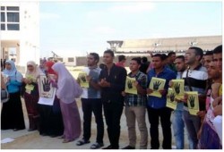 لليوم الثاني ، طلاب ضد الانقلاب بجامعة دمنهور يواصلون كفاحهم ضد الضبطية والانقلاب