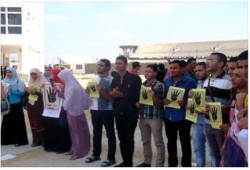 لليوم الثاني ، طلاب ضد الانقلاب بجامعة دمنهور يواصلون كفاحهم ضد الضبطية والانقلاب
