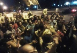 مسيرة حاشدة بمدينة السادات لرفض الانقلاب العسكري (بث مباشر)