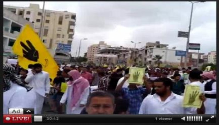 مطروح تنتفض ضد حكم العسكر في مليونية "القاهرة عاصمة الثورة" (بث مباشر)