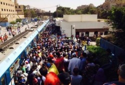 تلاحم مسيرات المعادي والمنيل والريان وفي طريقها للتحرير