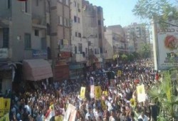 ٩ مسيرات حاشدة تطالب بإسقاط الانقلاب الدموى بالإسماعيلية