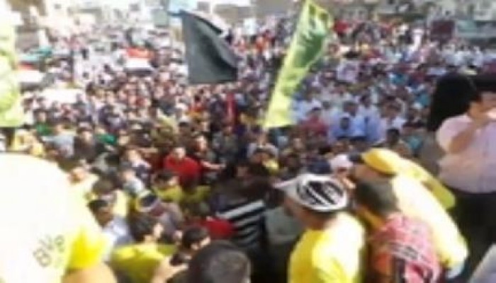 أبو المطامير تبهر الجميع بمسيرات حاشدة ضد الانقلاب (فيديو)