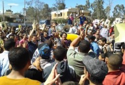 مسيرة حاشدة بمدينة سيدي سالم بمحافظة كفر الشيخ لرفض الإنقلاب العسكري " صور "