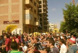 البحيرة ... مسيرة حاشدة تطوف أبوحمص خلال مليونية " الشعب يسترد جيشه "