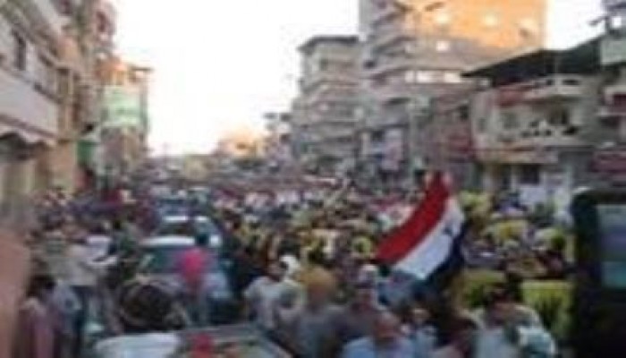 عشرات الآلاف من أهالي دمياط ينتفضون ضد الانقلاب العسكري