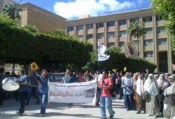 طلاب جامعة الإسكندرية يدشنون جبهة تحت مسمي "انتفاضة" لرفض الانقلاب (فيديو)