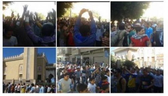 مسيرات الإسماعيلية تتحدى الانقلاب و تنطلق من مسجد الصالحين