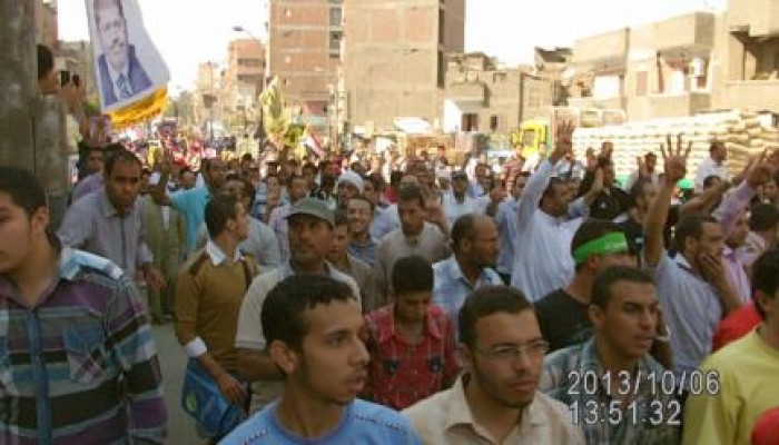 7 مسيرات حاشدة تؤرق الانقلاب في بني سويف