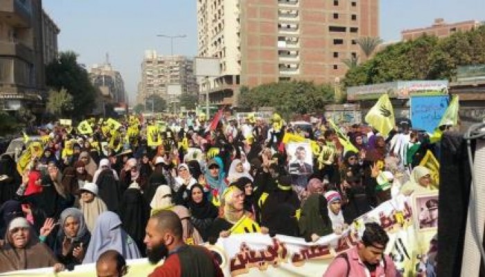 تلاحم مسيرات الخصوص والمرج وعزبه النخل وعين الشمس