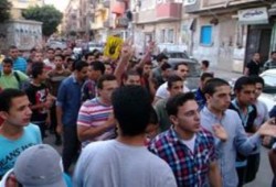 مسيرة لعفاريت ضد الانقلاب بدمنهور رفضاً للانقلاب الدموي
