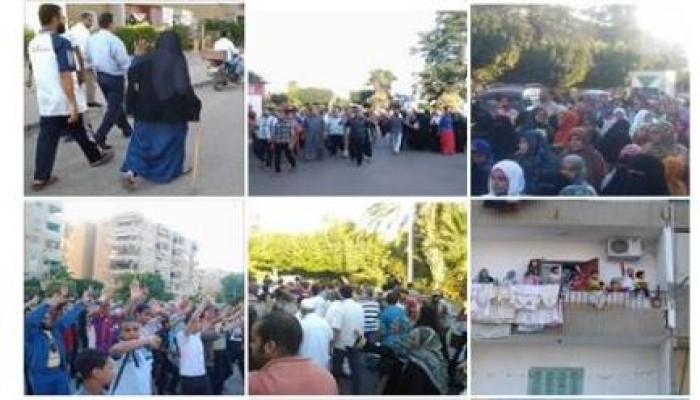 مسيرات ثانى أيام العيد بالإسماعيلية تطالب بإسقاط حكم العسكر