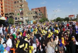 100 يوم انقلاب - عشرات الآلاف في حلوان ضد الانقلاب بعد مرور 100 يوم