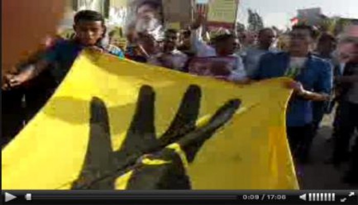 100 يوم انقلاب - مسيرة بقرية البجلات مركز منية النصر بالدقهلية (بث مباشر)