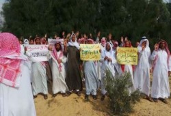 100 يوم انقلاب - وقفة لقبائل بئر العبد بشمال سيناء ضد الانقلاب في جمعة كشف الحساب (صور)