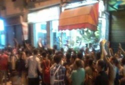 مسيرة لعفاريت ضد الانقلاب بشارع المعهد الديني بدمنهور رفضاً للانقلاب الدموي