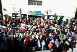 بالصور انتفاضة طلابية بجامعة الأزهر رفضا للإنقلاب