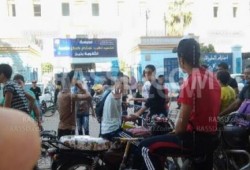 مسيرة بالدراجات لطلاب بنى سويف ضد الانقلاب