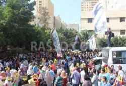 تظاهرات حاشدة برمل الاسكندرية لرفض الانقلاب‏ فى جمعة صمود السويس طريقنا الى القدس