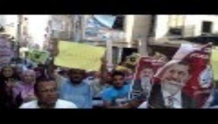 مسيرة حاشدة لحركة شباب ضد الانقلاب بالغربية