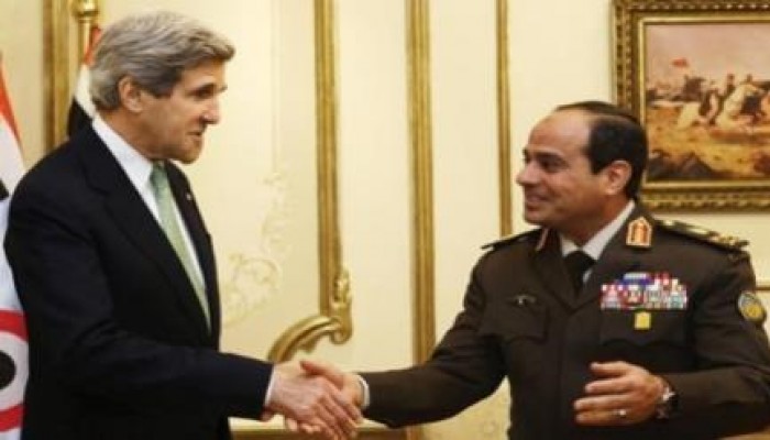 الانقلاب يعترف بالتعاقد مع شركة أمريكية للتسويق له فى الخارج