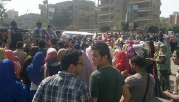 بالصور انتفاضة بجامعتى المنوفية والسادات ضد الانقلاب العسكرى