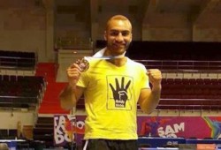 (هوس الانقلابيين).. أيقاف "محمد يوسف" بطل العالم في "الكونج فو" بعد رفعه شعار رابعة