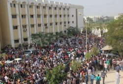 تغطية مصورة لفعاليات جامعة الأزهر التى ارعبت الانقلابين قبل وقوع الاشتباكات