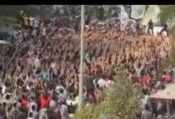 حشود لم يسبق لها مثيل في مقطع مصور لتظاهرات جامعة الأزهر