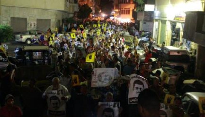 الاسكندرية: مسيرة حاشدة تجوب منطقة السيوف وابوسليمان‎‎‏ رفضا لحكم العسكر (صور)