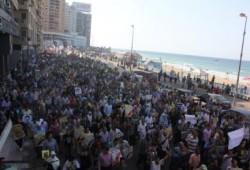 الاسكندرية: شهداء ومصابين بسيدي بشر بعد اعتداء الانقلابيين علي المسيرة بالرصاص (فيديو)