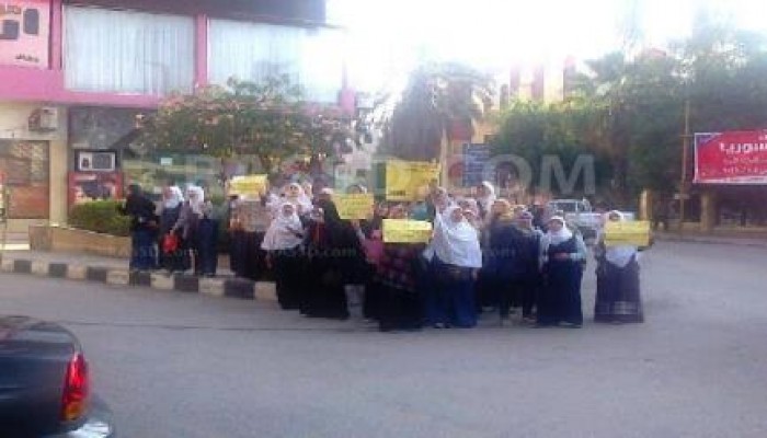 مظاهرات صباحية لحركة ‘حقي‘‘ الطلابية بأسيوط