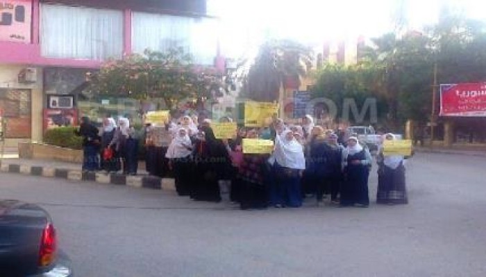 مظاهرات صباحية لحركة ‘حقي‘‘ الطلابية بأسيوط