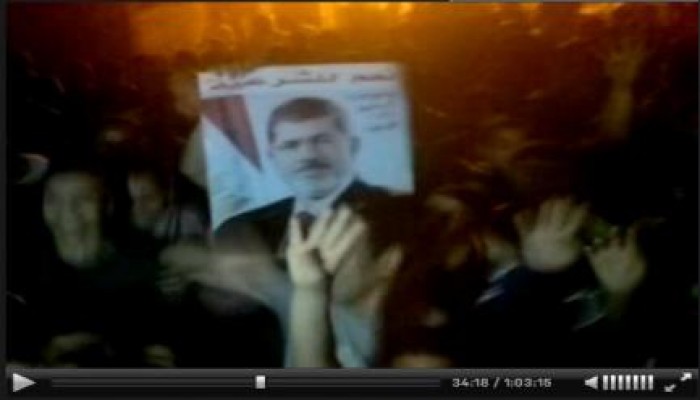 مظاهرة ليلية حاشدة بالتبين بالجيزة دعما لصمود الرئيس مرسي (بث مباشر)