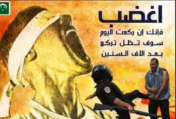 بالفيديو : مصرية تأسر القلب وهي تهتف تتشل الايادي