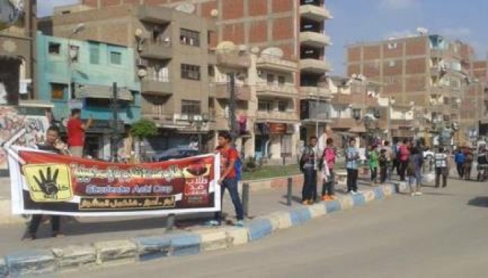 طلاب ضد الانقلاب بالإسماعيلية  تحيى صمود الرئيس