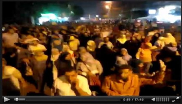 مسيرة بمدينة نصر ضد الإنقلاب "العالم يحيى صمود الرئيس" (بث مباشر)