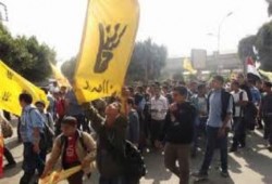 مسيرة حاشدة لطلاب المنيا رفضًا للانقلاب الدموي