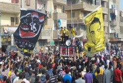 بالصور .. حشد غير مسبوق في منيا القمح تنديدا بالانقلاب العسكري