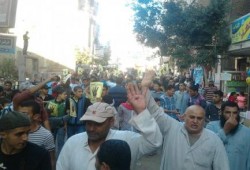 مسيرة حاشدة تجوب شوارع سيدي سالم