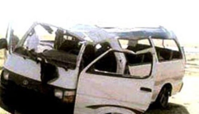 في عهد الخائن الانقلابي اصطباحة اليوم مصرع 4 وإصابة 15 فى انقلاب ميكروباص