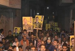 الفيوم: مسيرة حاشدة لرافضي الانقلاب العسكري بقرية "منشأة عبد الله" (فيديو)